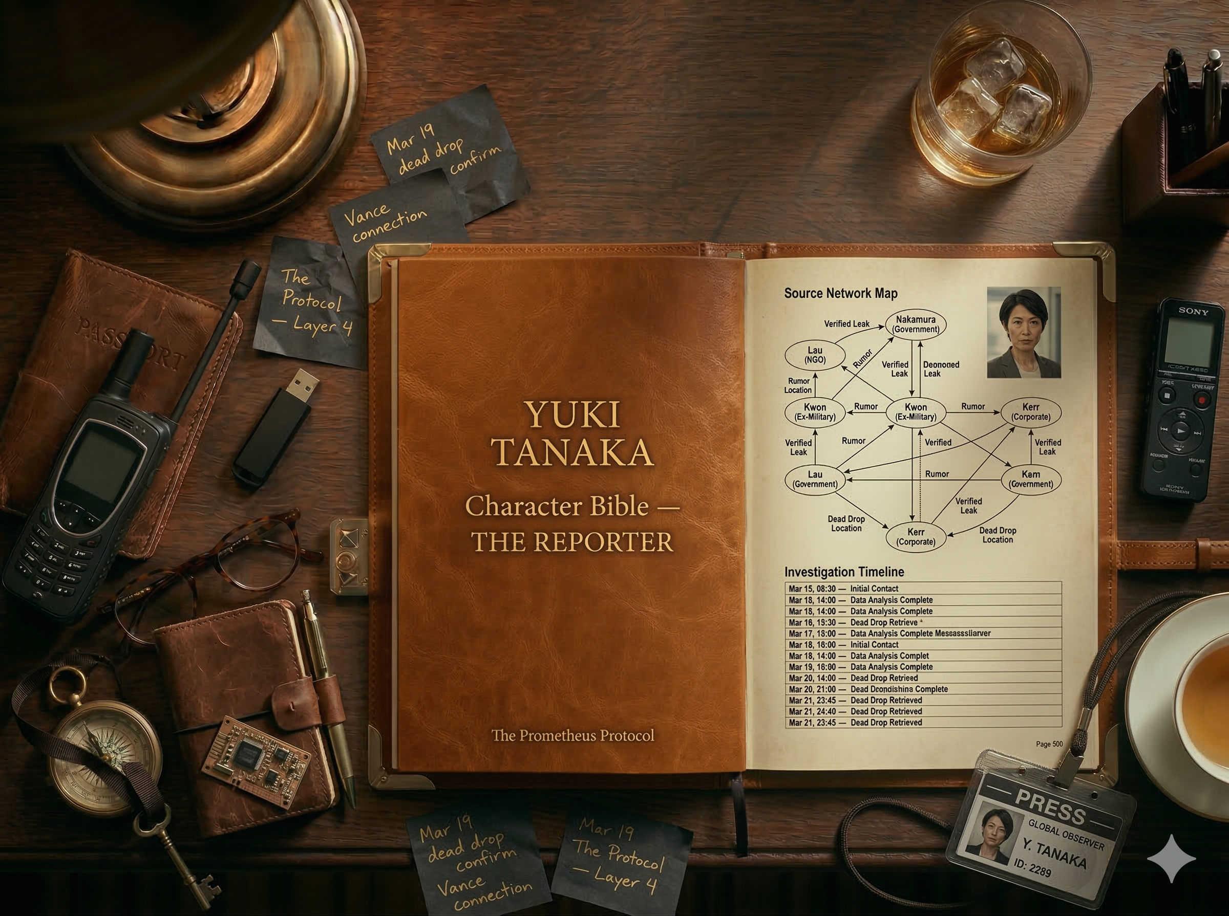 Yuki Tanaka Character Bible